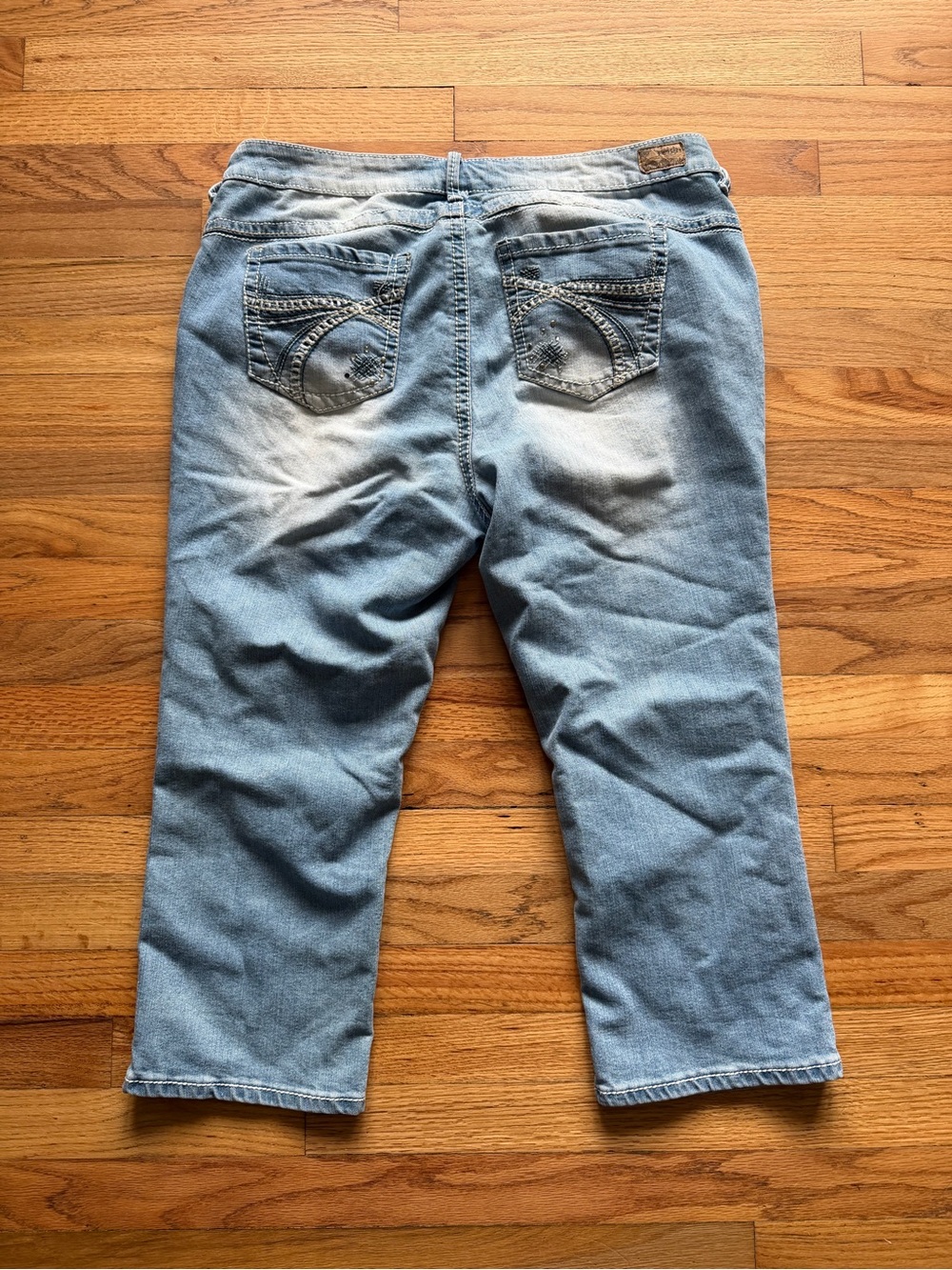 Y2K Low Rise Capris Size 18 - Picture 2 of 4